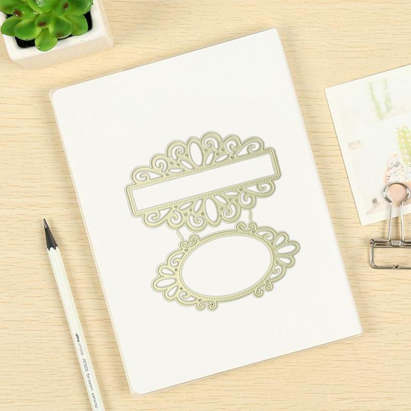 Lace Mirror Metal Cutting Dies Stencil Scrapbooking DIY Album Stamp Paper Card