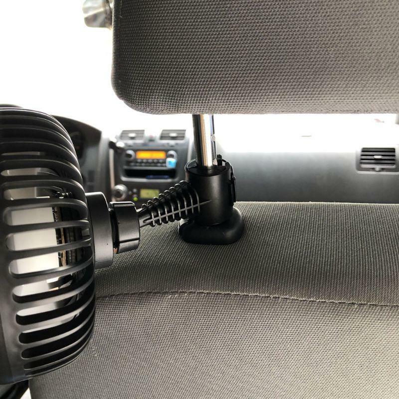 Electric USB Car Headrest Fans with Comfortable USB Plug for Car Truck Vehicles