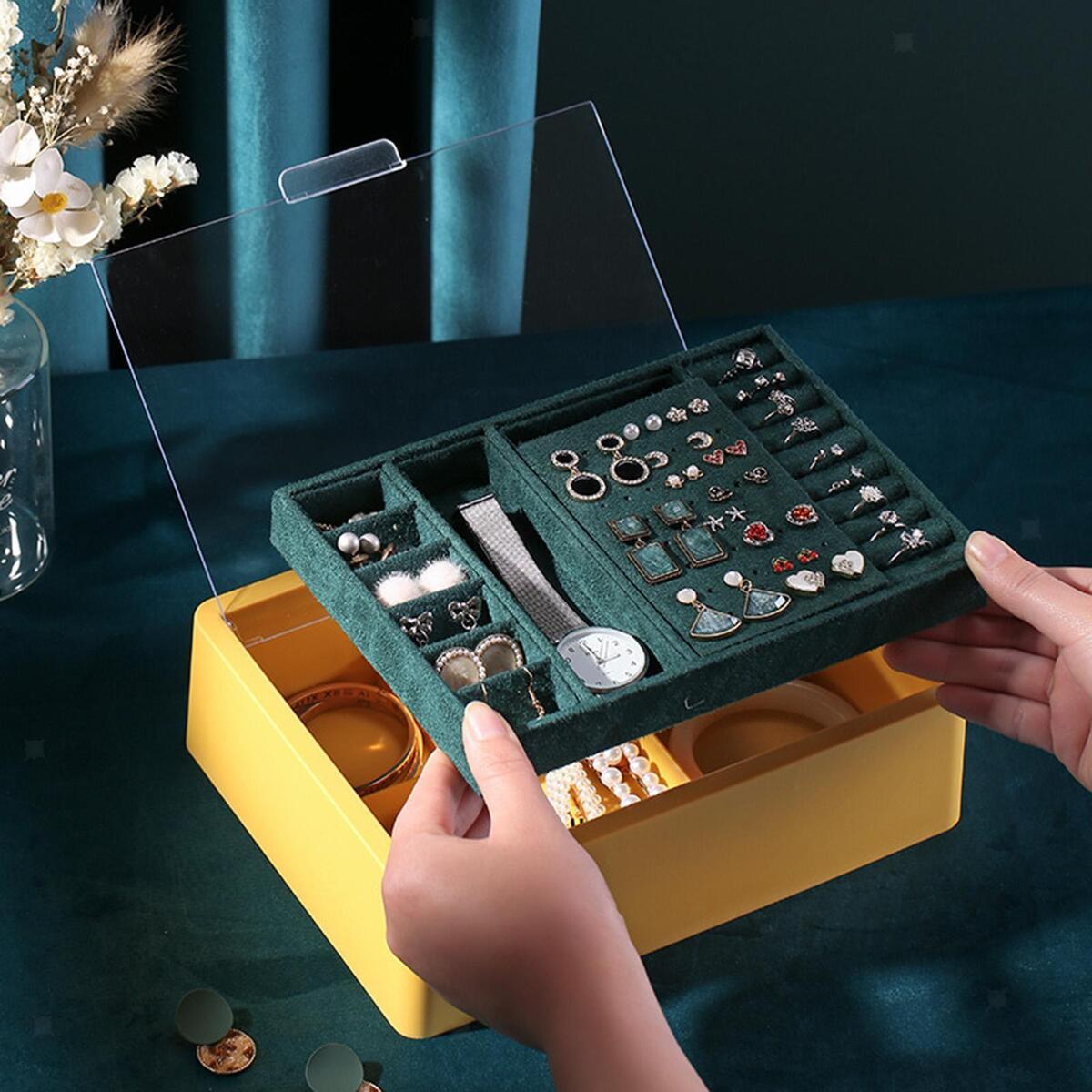 Jewelry  Double-Layer Multifunctional Organiser for Rings Gift