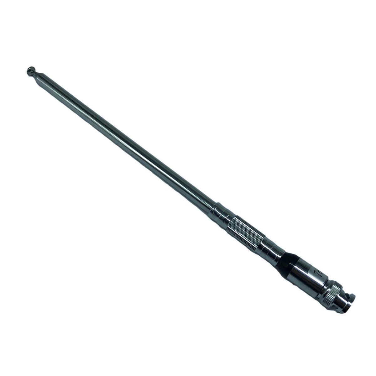 Stainless Steel 76-108MHz FM Transmitter 26-123cm Length Antenna for TV