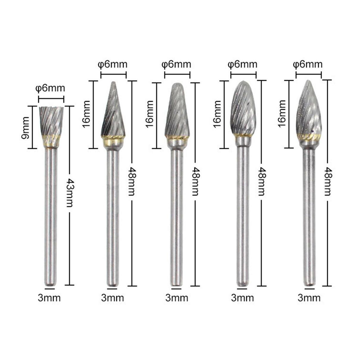 20 Pieces Rotary Drill Set, Rasp Drill   Engraving Carving