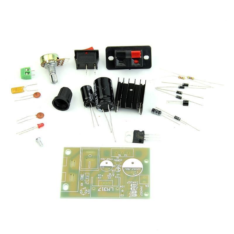 Hot AC/DC Input 5V-35V to 1.25V-30V Step Down Power Supply Module LM317 DIY Kit