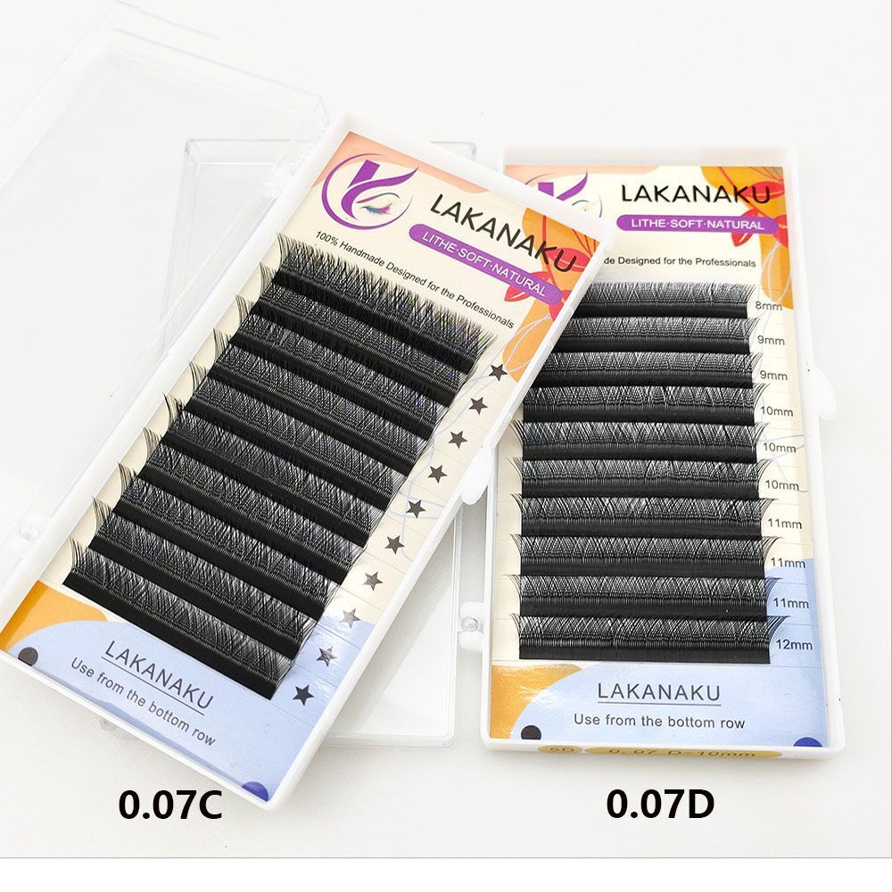 Handmade Natural Soft Thick YY Type Eye Lashes Extension False Eyelashes Black