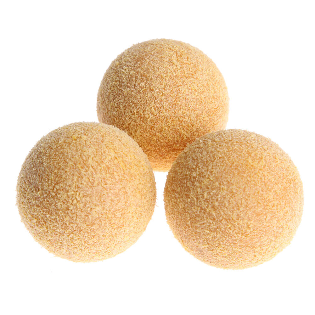 3pcs 36mm Yellow Matte Soccer Table Football Foosball Balls Fussball