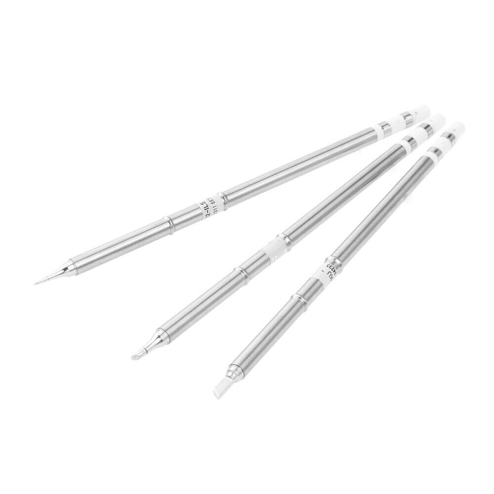 Replacement T12 Series T12-KU T12-ILS T12-BC2 Solder Iron Tip Welding 3pcs/Pack