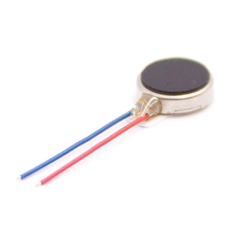 DC Mini Vibration Motor Self Adhesive Brushed Micro Motor with Two Wires 8x2.7mm