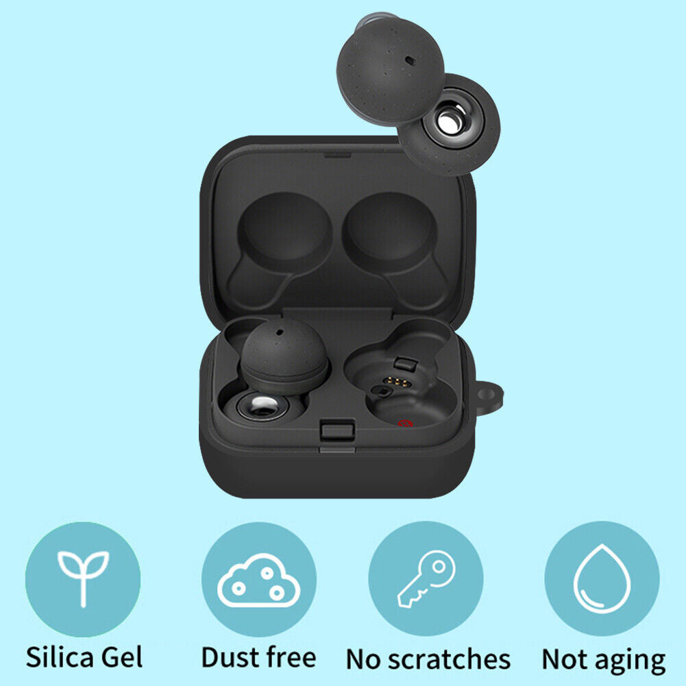 Soft TPU Charging Box Cases for SONY LinkBuds Wireless Earphone (Clear)