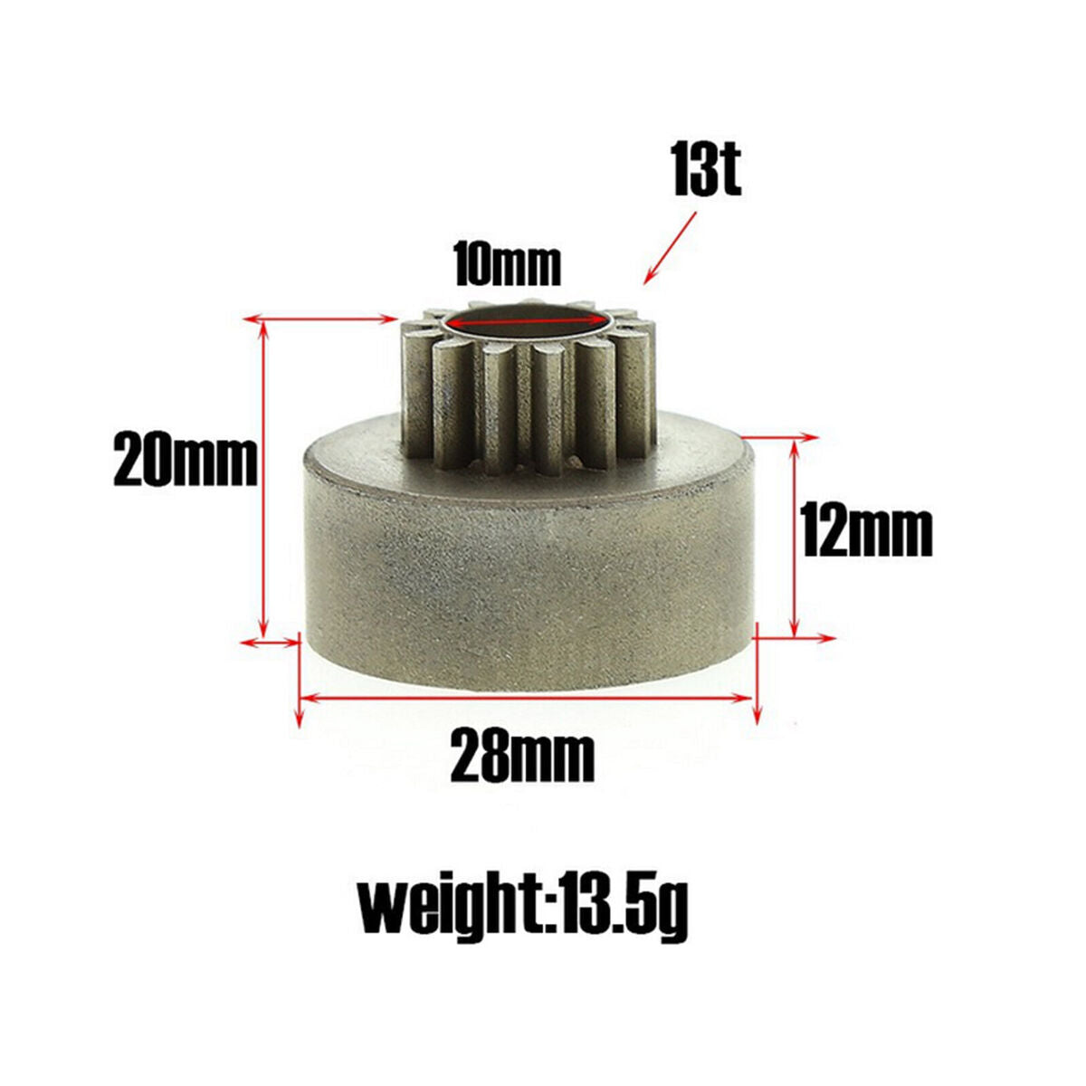 1* 13T Clutch Cup for 1/8 Methanol Car IFW46 97035-13 Kyosho MP10 MP9 HSP RC Car
