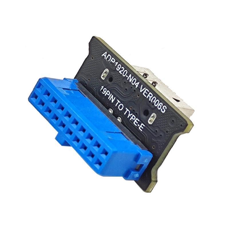 USB 3.0 Front 19PIN to 3.1 Type-C Front Panel Header Type-E Adapter 20 to 19 Pin