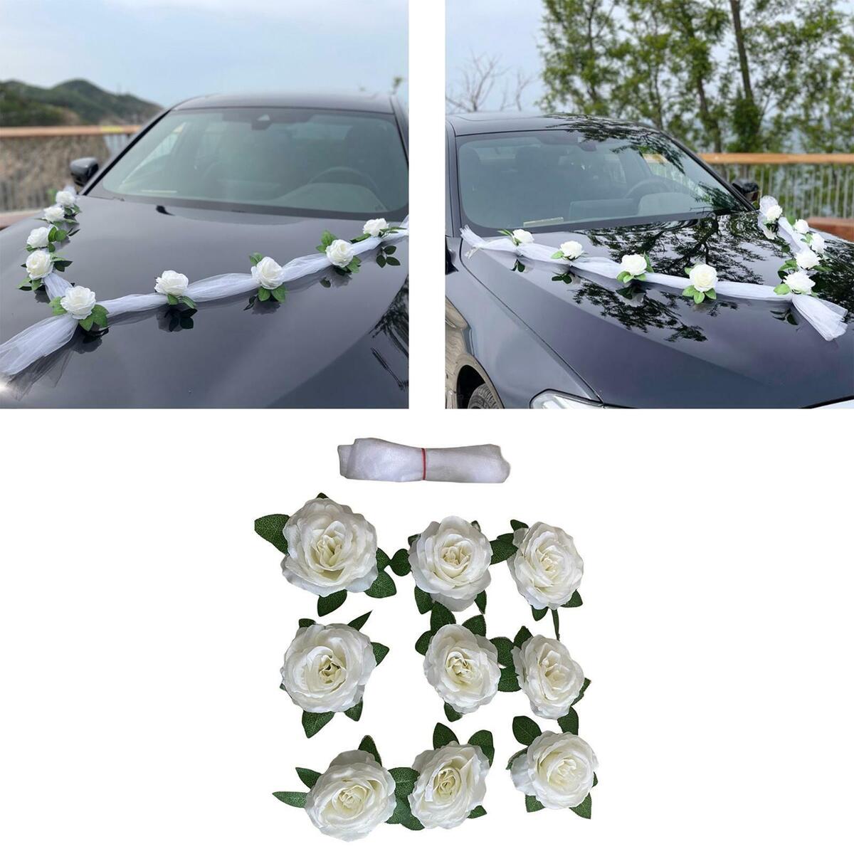 DIY Wedding Car  Set for Bridal Car Decoration Accessories