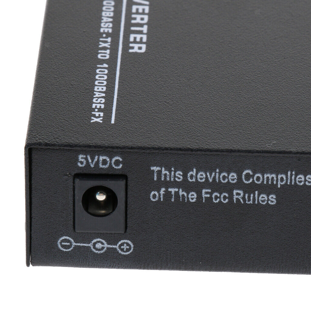 2x  External Ethernet Media Converter Single   Fiber