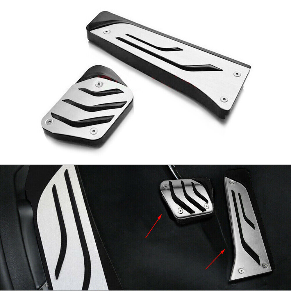 Non-slip Pad Brake Gas Fuel Pedal Cover Trim Fit for BMW 1 3 5 7 Series X3 X5