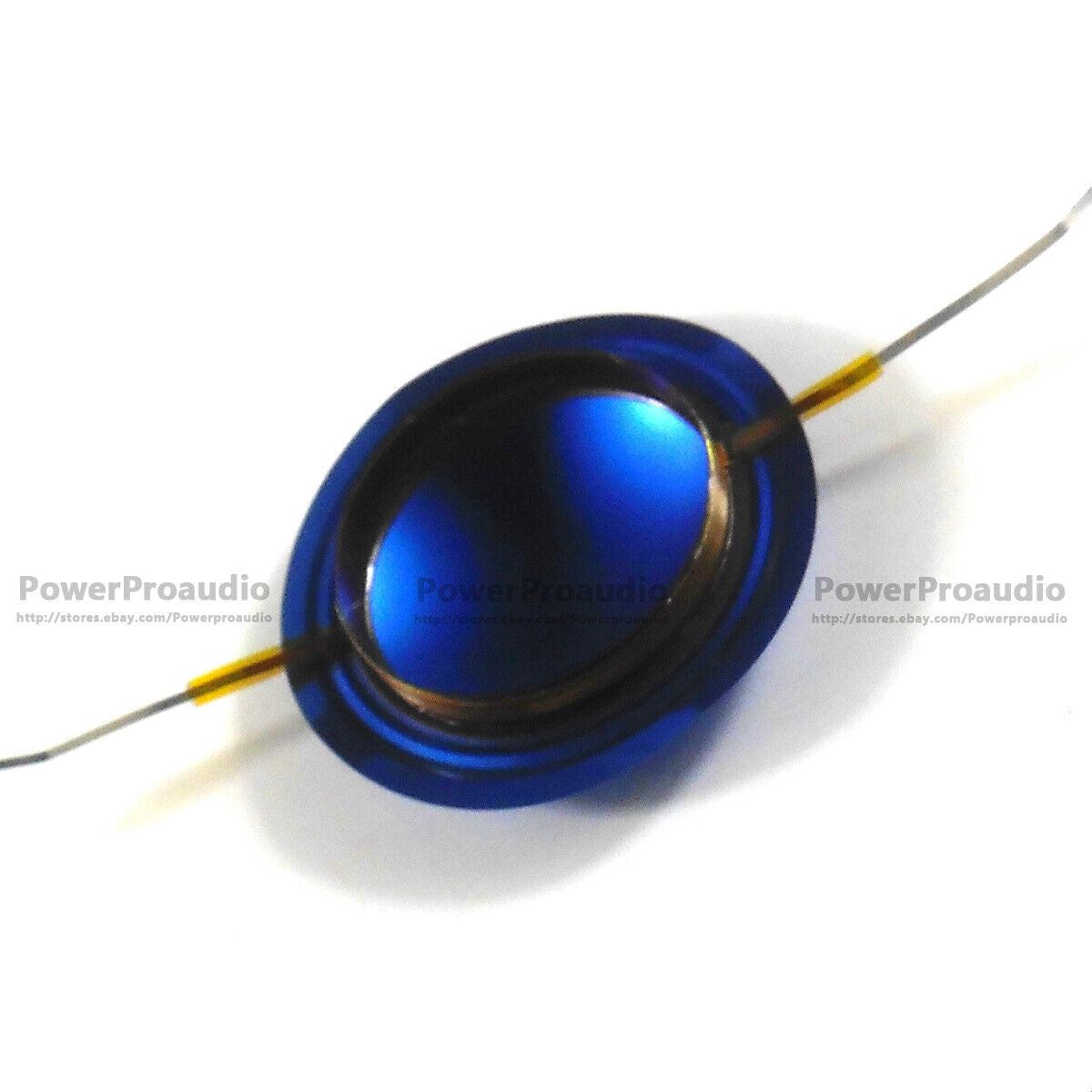 1Pcs Blue Titanium Film 34.5 Core Horn Tweeter Diaphragm Unilateral ALR Wire