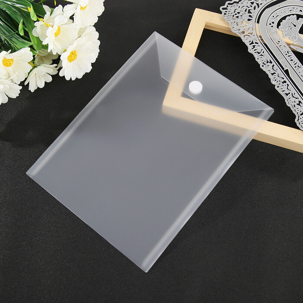 10pcs 24x18cm Transparent Moulds Stamp Collecting Bag Cutting Die Container