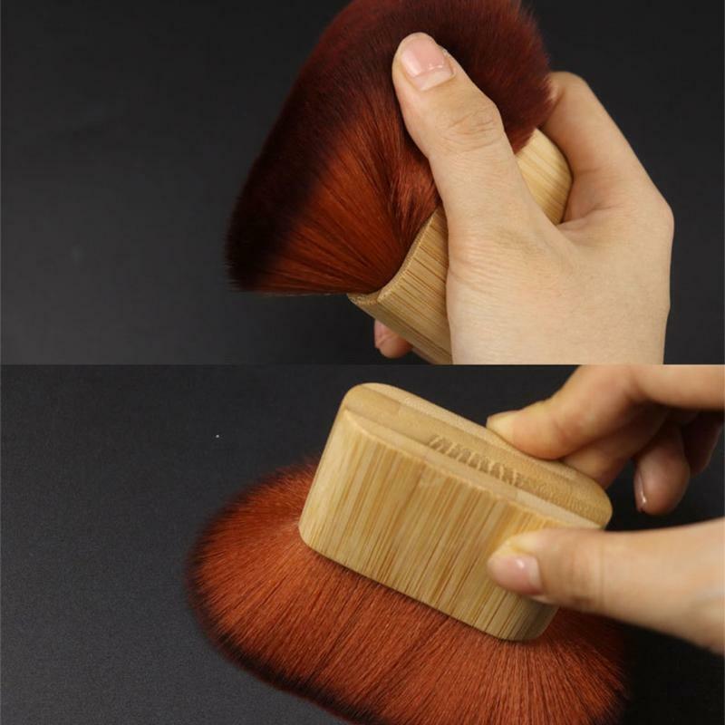 Barber Neck Duster Brush Soft Face Ear Neckline Cleaning Brush Salon Hairbrush