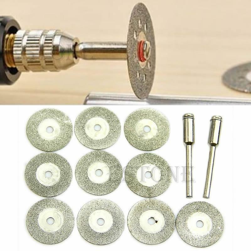 Rotary Tool Circular Saw Blades Cutting Discs Mandrel Cutoff 20mm 10pcs