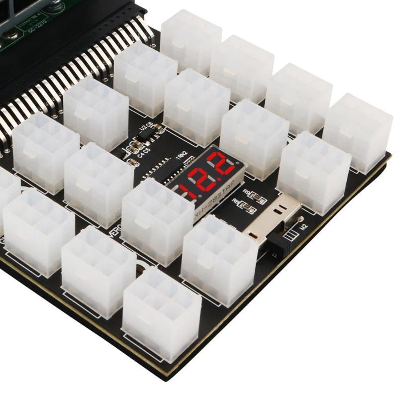 for Ethereum ETH BTC 64pin to 17x6pin Power Distribution Board Adapter