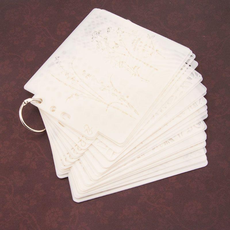 Heart Painting Stencil Template Scrapbooking Embossing Stamping Album Crafts