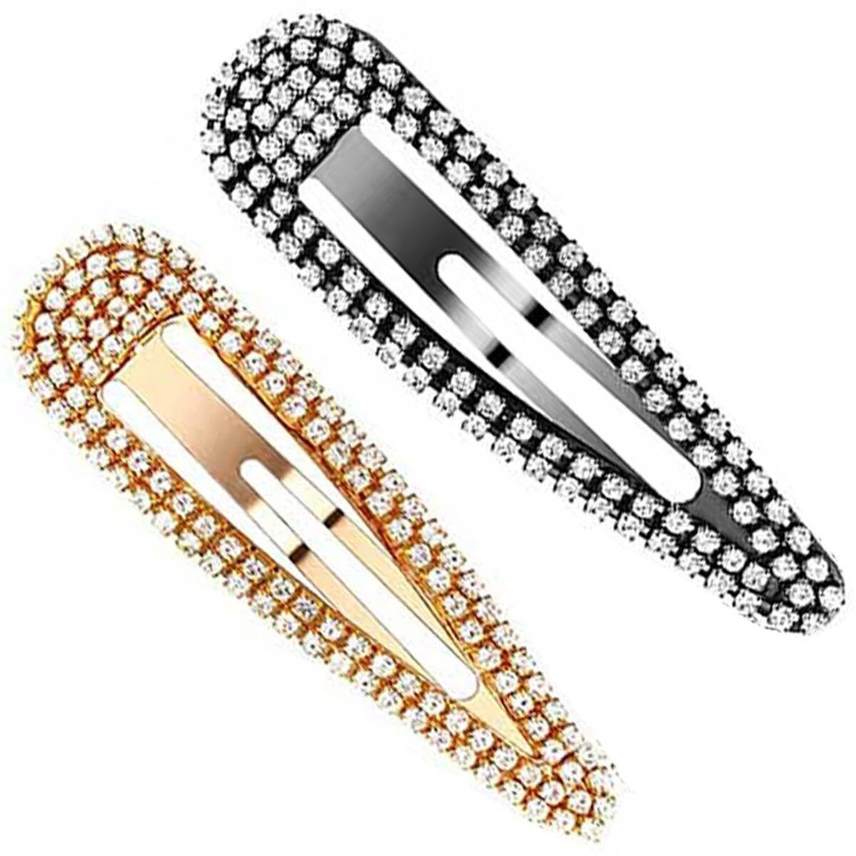 Crystal Glitter Shining Hair Pins Hair Barrette Hair Clips Snap Hairpin