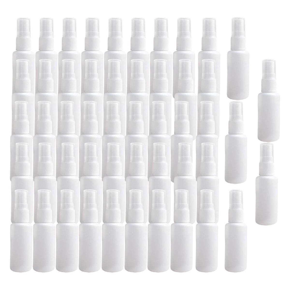 50Pcs Empty Spray Bottles 30ml Travel Perfumes  Oils  Mist