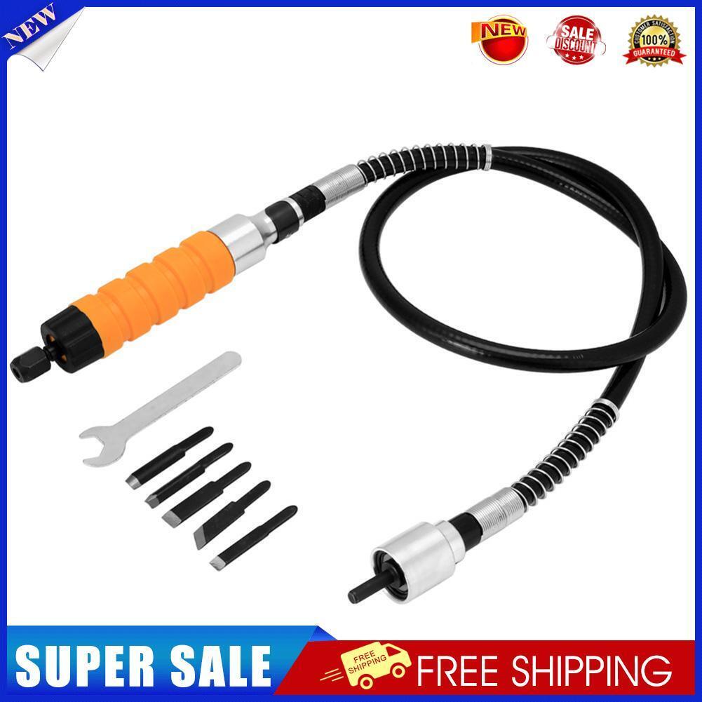 8pcs Wood Chisel Carving knives Wrench Flexible Shaft for Electric Drill