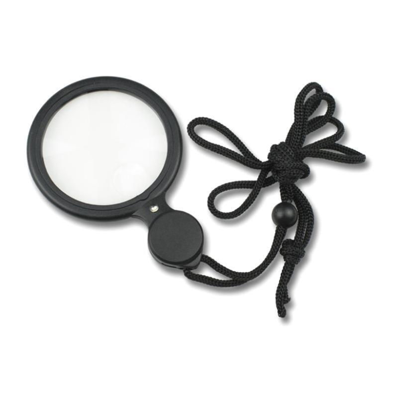 Neck Wear Magnifying Glass High Clarity Double Lens Reading Magnifying Glass