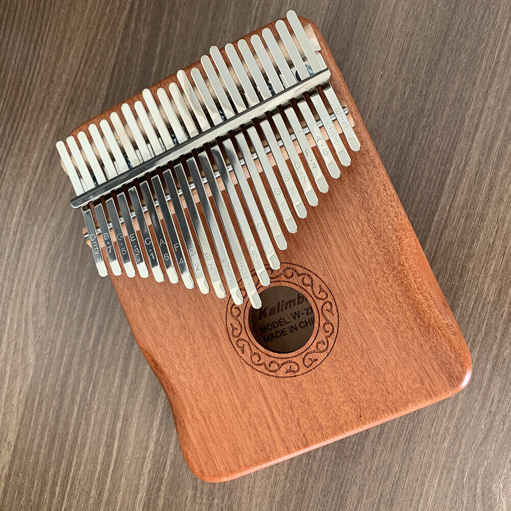 Mahogany 21 Key Kalimba Thumb Piano Mbira Musical Instrument for Beginners