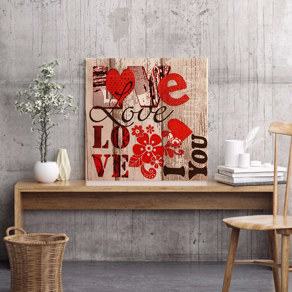 Diamond Painting English Full Round Drill Handicrafts (I Love You-X096)