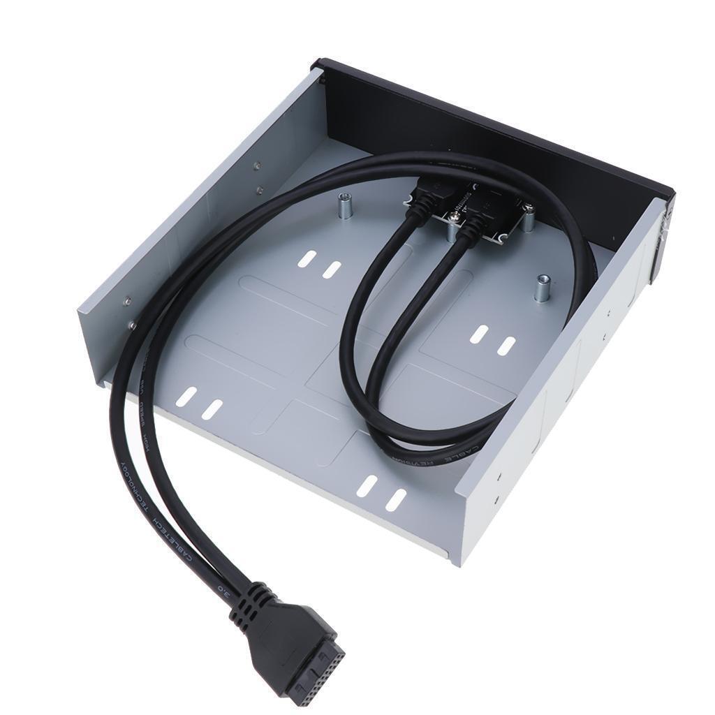 20-pin Header Faceplate to 2-port  ???c USB 3.0  with 2 Ports