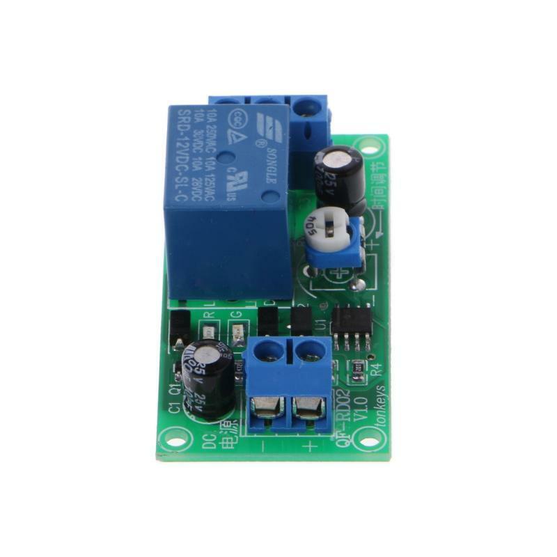 DC 12V To 30V DC/250V AC 0-60S Adjustable Delay Timer Switch NE555 Relay Module