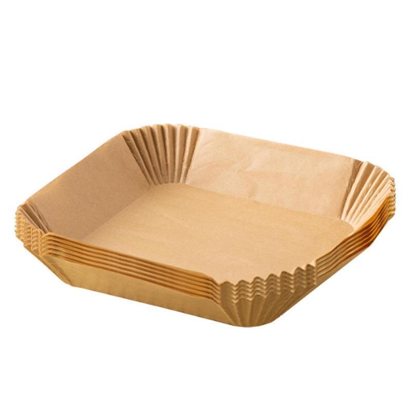 100 PCS Baking Paper Air Fryer Paper Waterproof Parchment for Roasting Microwave
