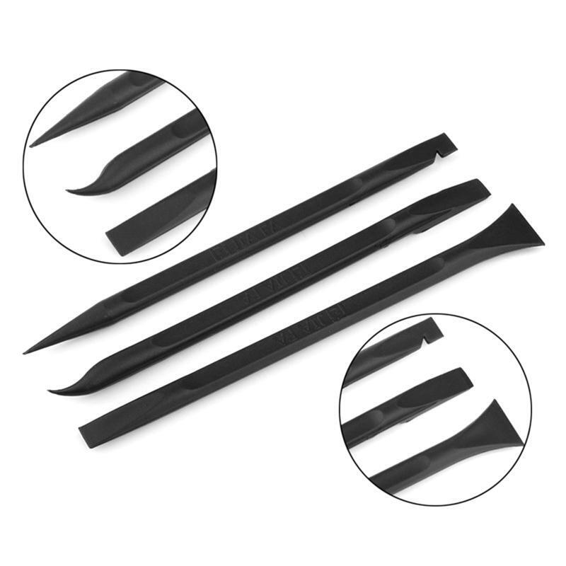 Black 10 in 1 Multifunctional Disassemble Sticks Prying Tools w/ Two-end Crowbar
