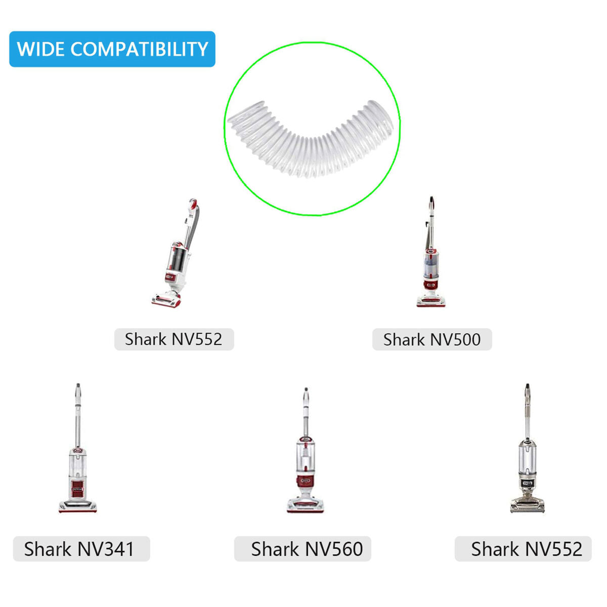 2x Vacuum  Duct Nozzle Hose for Shark Rotator NV472  GD NV501