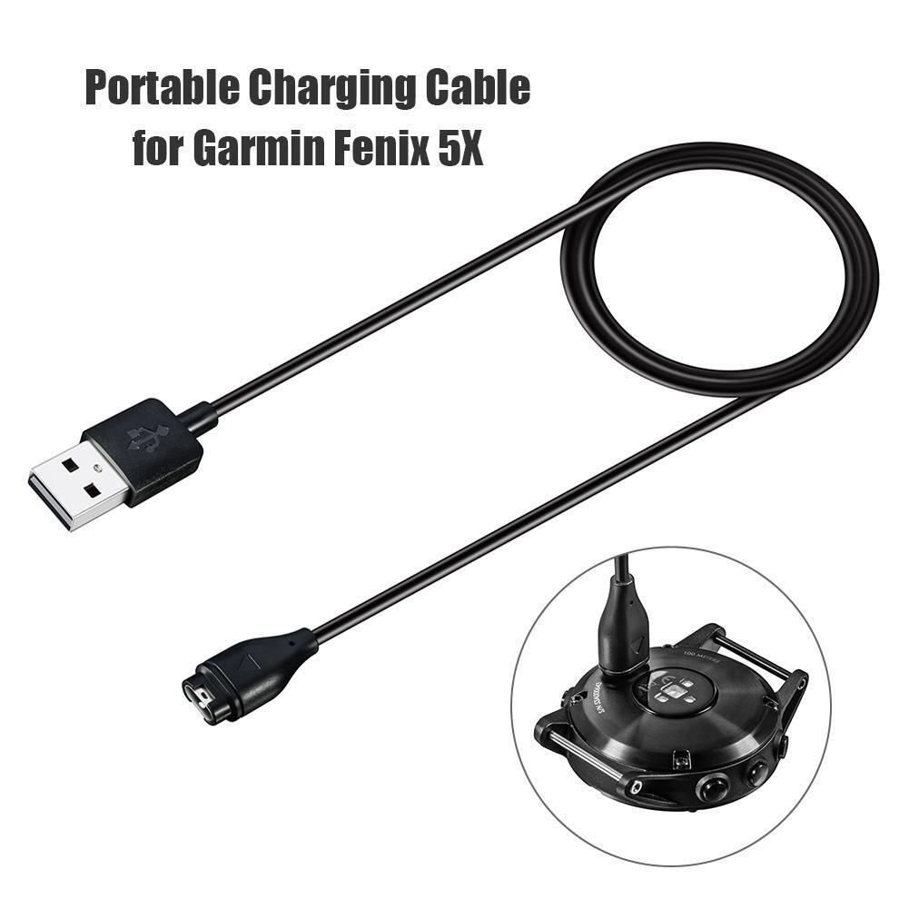 1m USB Charging Cable Charger for Garmin Fenix 6S 6 5 Plus 5X Vivoactive 3