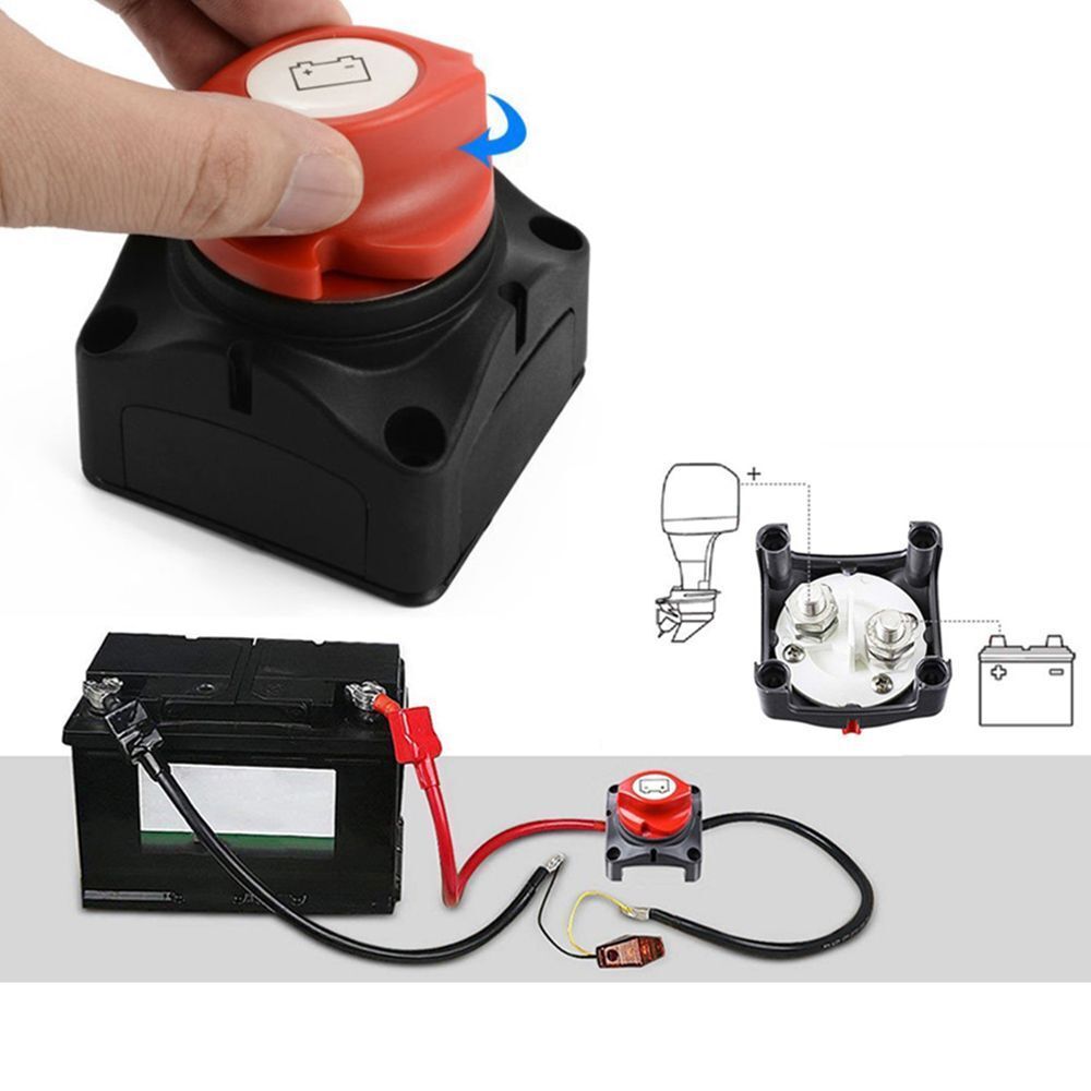 100A-300A Safe Cut Off Battery Selector Car Battery Rotary Disconnect Switch