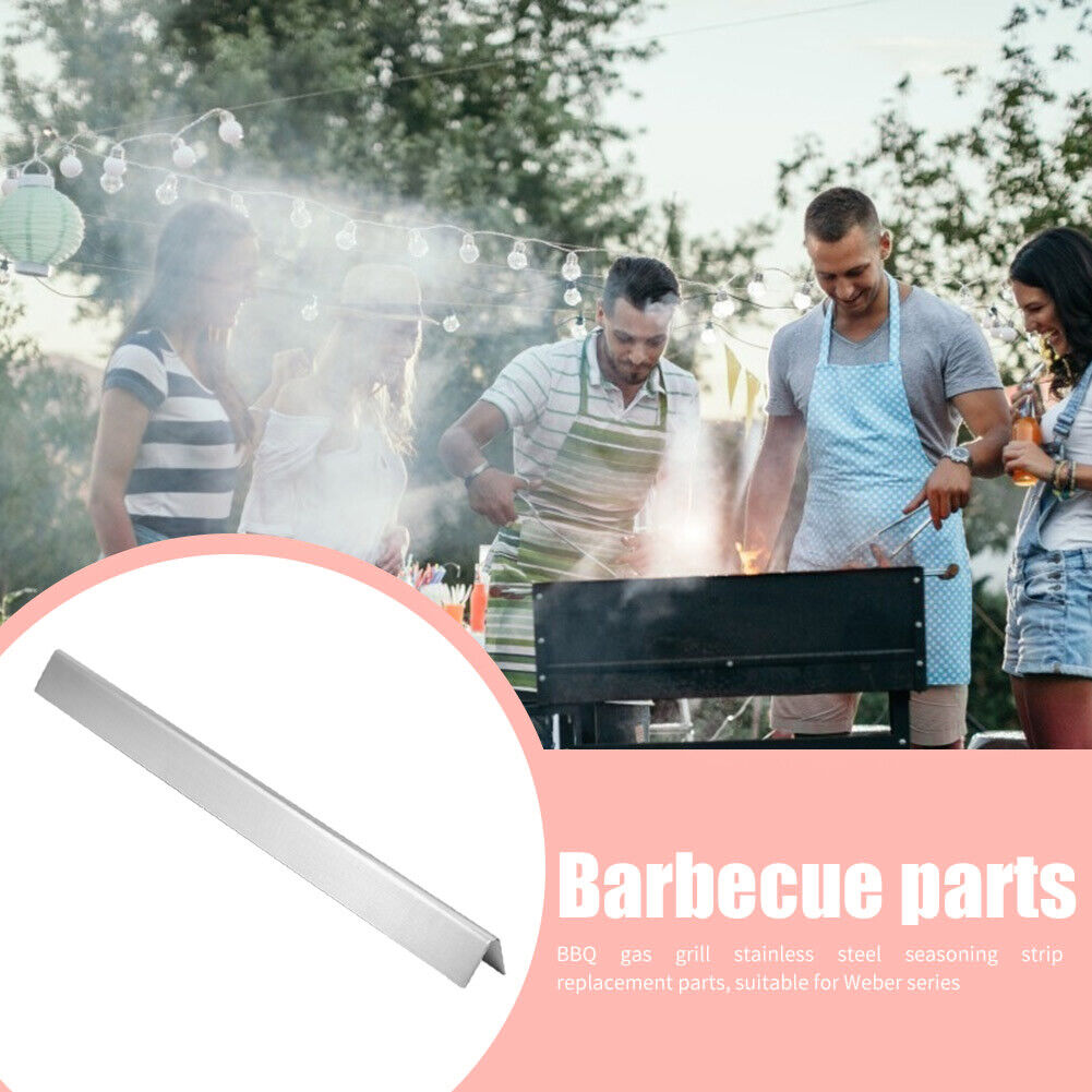 2pcs Stainless Steel BBQ Gas Grill Heat Tent Plate Shield for Weber Series
