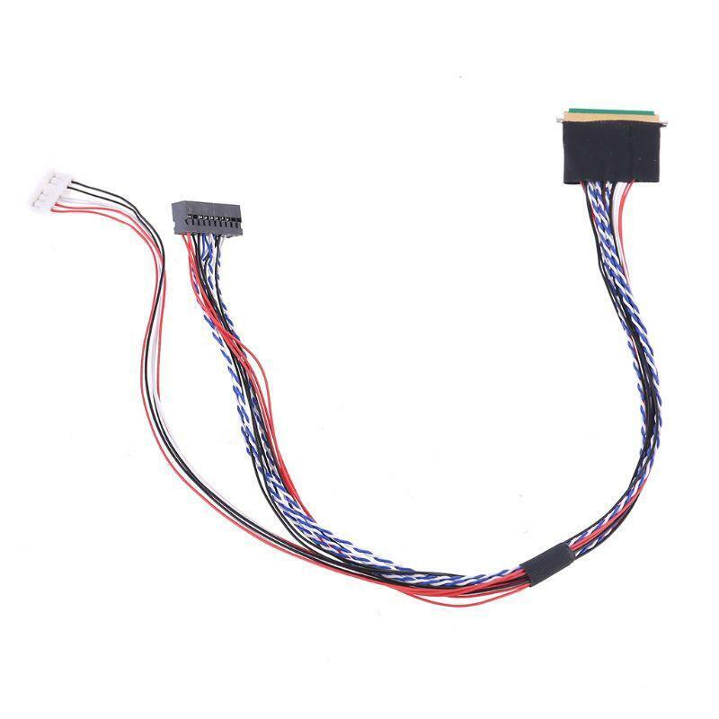 1pc LCD Screen Cable 40 Pin 1 Channel RBG 6 Bit LED for Computer Display
