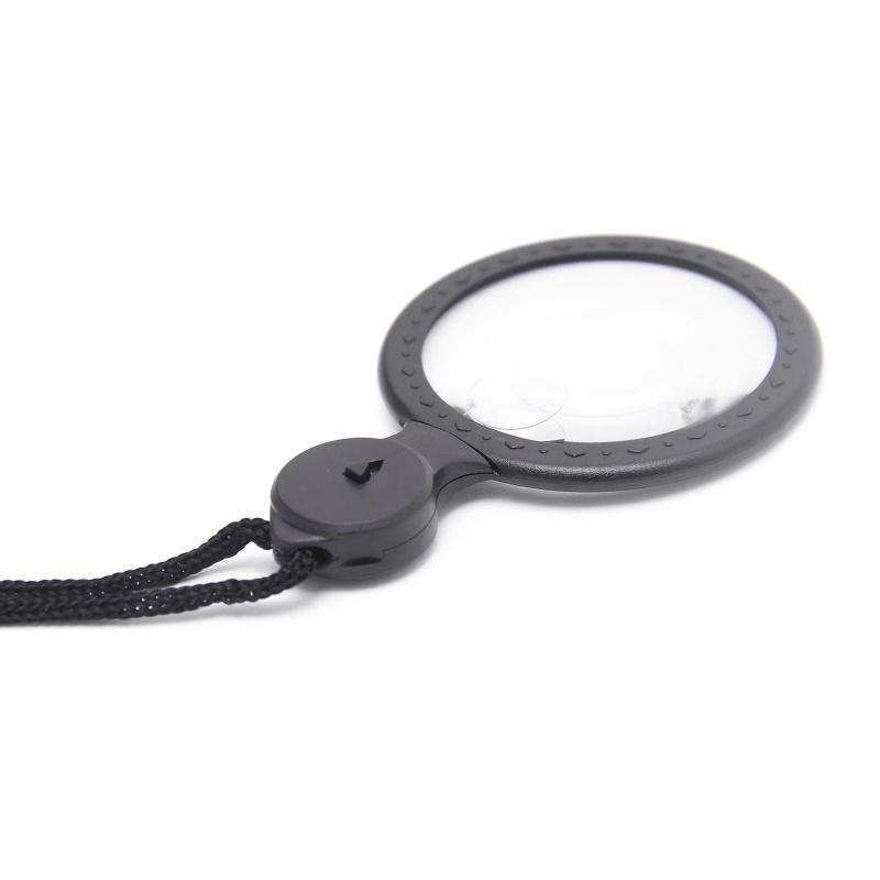 Neck Wear Magnifying Glass High Clarity Double Lens Reading Magnifying Glass