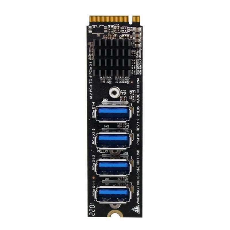 M.2 M Key SSD to PCI-E X1 Expansion Card w/ M Key Interface for Desktop Adapter
