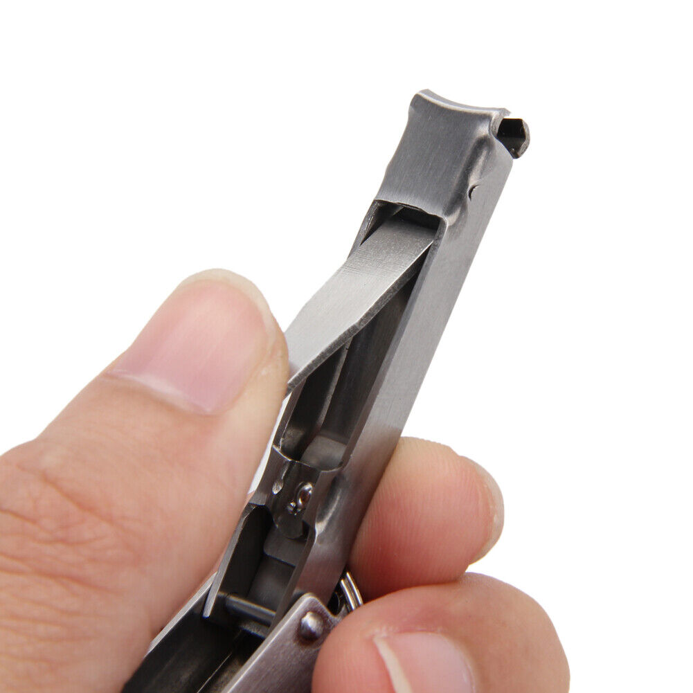 2 in 1 Bottle Opener EDC Foldable Hand Toe Nail Clippers Cutter  Keychain