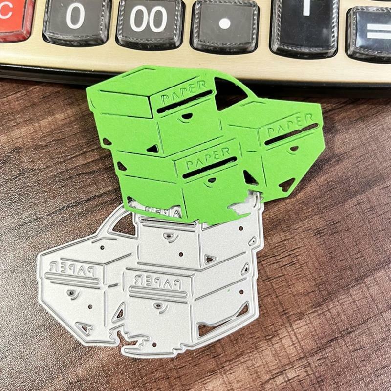 Paper File Storage Box Metal Cutting Dies Embossing Stencil DIY Album Template