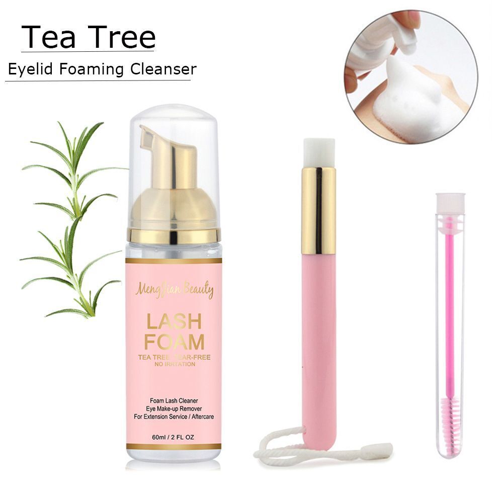 Non-Irritating Shampoo Eyelash Extension Cleanser Eyelid Foaming Lash Foam