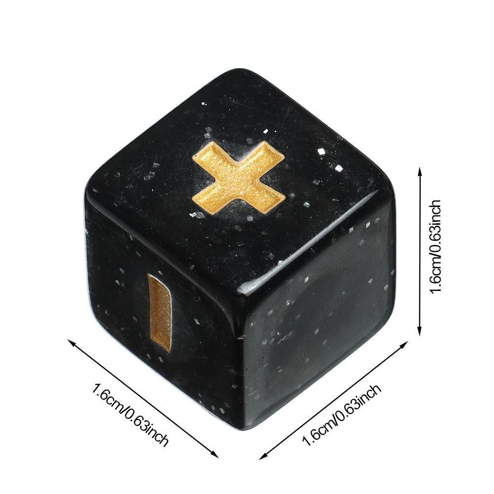 Operation Dice Board Game Accessories Two-color Dices Plus and Minus Dice