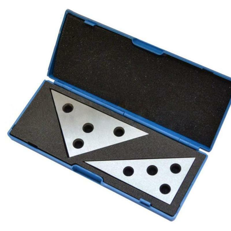 Right Angle Block Gauge Set Milling Ground Gauge Scale Square Ruler 30-90 Degree