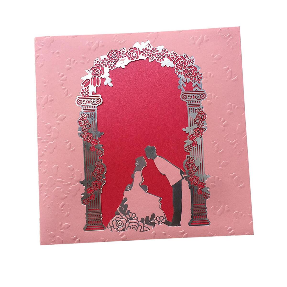3Pcs Wedding Invitations Cards Greeting Card for Wedding Ornaments Decor