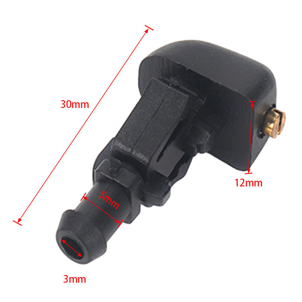 1 Pair Windshield Washer Fluid Jet Nozzle for Ford F-150 Flex 3W7Z17603AA