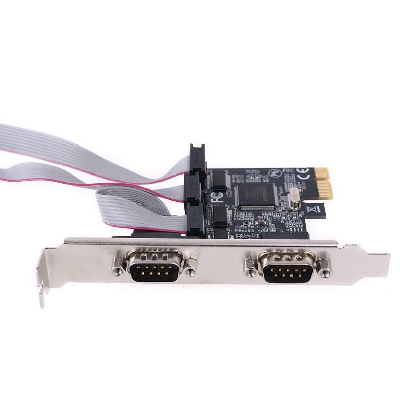 TXB071 PCI Express Add on Card 4 Ports Serial Riser Cards Multi RS232 DB9 PCIe