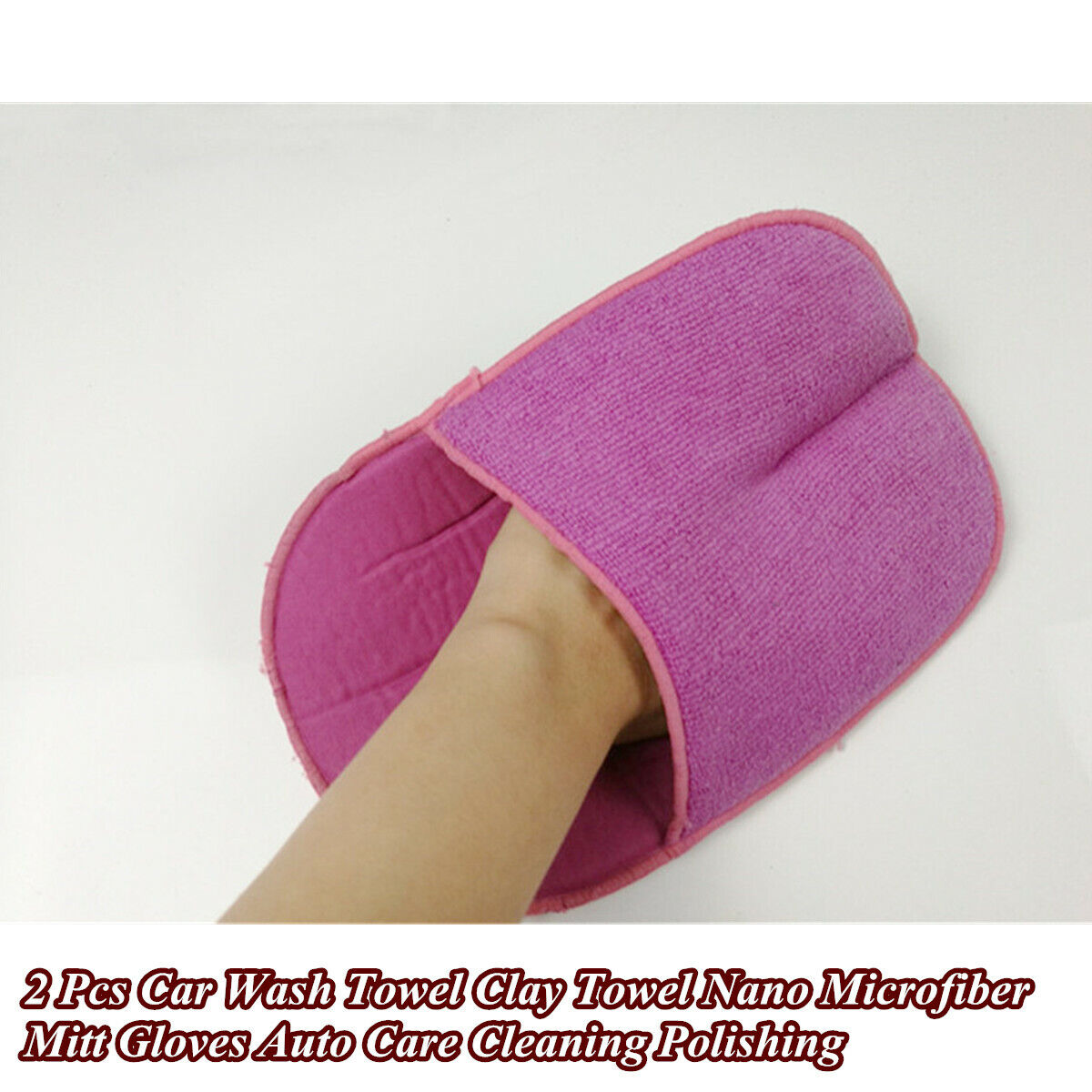 Car Wash Towel Clay Towel Nano Microfiber Clay Gloves Auto Care Clean Polishing