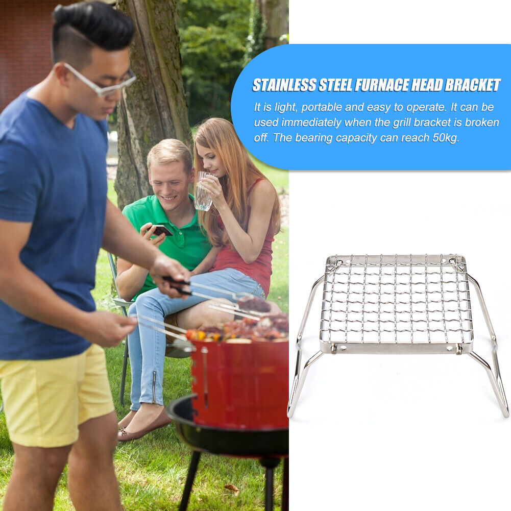 Mini Portable Steel Stove Foldable Barbecue BBQ Grill Outdoor Picnic Tool