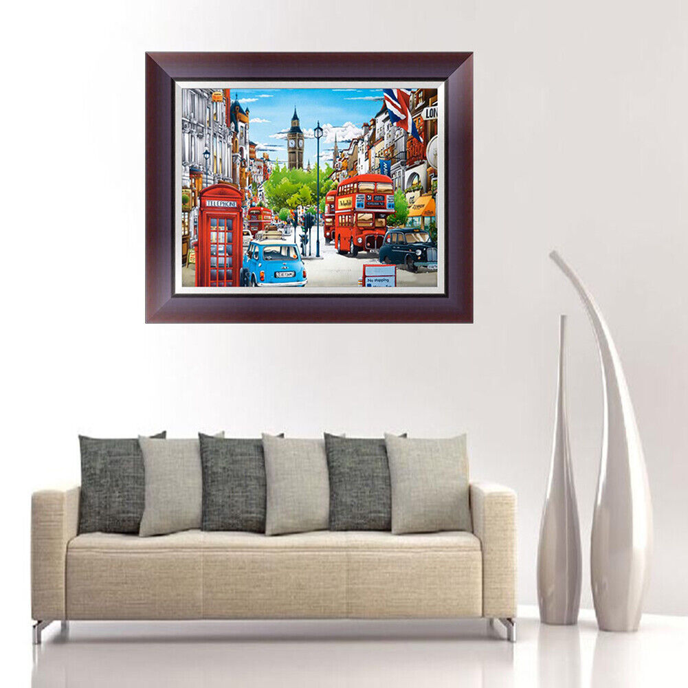 DIY Car 5D Diamond Embroidery Painting Rhinestone Cross Stitch Home Decor